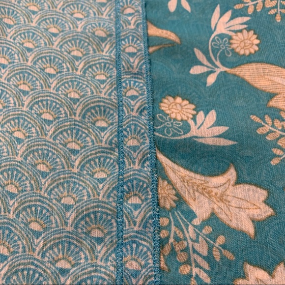 Zac & Rachel Boho 3/4 Sleeve Print Blouse - Picture 10 of 13